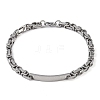 Tarnish Resistant 201 Stainless Steel ID Bracelets LS-BJEW-F331-08P-1