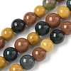 Natural Mixed Gemstone Beads Strands G-P574-A01-6mm-2