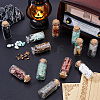 Globleland 13Pcs 13 Style Transparent Glass Wishing Bottle Decoration AJEW-GL0001-81-4