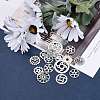 Metal Alloy Steampunk Gear Charms Connectors Cog Pendants TIBEP-X0021-01AS-LF-5