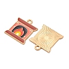 Christmas Alloy Enamel Pendants ENAM-K080-01I-G-2