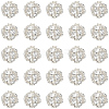 120Pcs Brass Rhinestone Beads KK-PA0001-26S-7