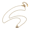 304 Stainless Steel Crystal Rhinestone Pendant Cable Chain Necklaces for Women LS-NJEW-C062-01A-G-4
