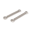 304 Stainless Steel Connector Charms STAS-Q323-04D-P-2