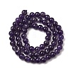 Natural Amethyst Beads Strands G-A274-C01-6mm-02-3