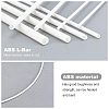 Olycraft 5Set ABS Plastic Round Tube KY-OC0001-08-3