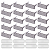 20Pcs Zinc Alloy Rectangle Bag Decorative Clasps PURS-FH0001-14B-1