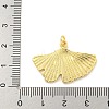 Rack Plating Brass Pendants KK-C059-04G-3