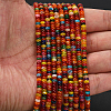 1 Strand Natural Agate Beads Strands G-PA0002-19-3