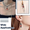 20Pcs 10 Styles Baking Paint Alloy Enamel Pendants ENAM-CJ0007-58-7