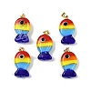 Handmade Lampwork Pendants X1-LAMP-A007-01G-05-1