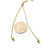 Round Beads Lariat Necklace for Girl Women NJEW-JN03709-6