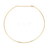 304 Stainless Steel Torques Necklaces NJEW-N061-01G-2
