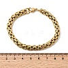 304 Stainless Steel Box Chian Bracelets for Women Men BJEW-K305-13G-5