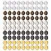 100Pcs 5 Colors Brass Ear Stud Settings KK-LS0001-17-3