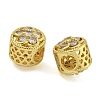 Rack Plating Brass Micro Pave Cubic Zirconia Beads KK-I718-40G-2