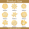 Nickel Decoration Stickers DIY-WH0450-155-2