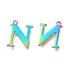 Ion Plating(IP) 304 Stainless Steel Charms STAS-H112-N-M-2