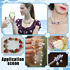 250Pcs 4Styles Acrylic Bead Caps OACR-GA0001-33-5