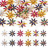  24Pcs 6 Colors Acrylic Rhinestone Pendants FIND-TA0002-79-9