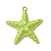 Spray Paint Alloy Big Pendants X-FIND-H055-14-2