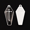 Spray Painted Alloy Pendants PALLOY-K003-12B-3