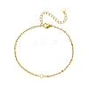 304 Stainless Steel Satellite Chain & Cable Chain Bracelets BJEW-JB14160-01-3