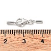 925 Sterling Silver Lobster Claw Clasps STER-P055-03A-P-3