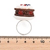Afternoon Tea Resin & Plastic Adjustable Finger Rings for Women LS-RJEW-K317-01E-3