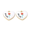 Printed Brass Pendants KK-CBAF9BC-09G-05-1