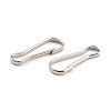 Non-Tarnish 201 Stainless Steel Keychain Clasps STAS-C044-05B-P-3