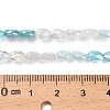 Electroplated Glass Beads Strands EGLA-P067-02A-02-4