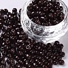 Baking Paint Glass Seed Beads SEED-S003-K18-1