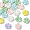 20Pcs UV Plating Opaque Acrylic Beads PACR-YW0001-46-2