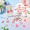 50Pcs 10 Styles Alloy Enamel Pendants ENAM-TA0003-90-8