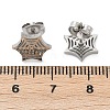 Non-Tarnish 304 Stainless Steel Spider Web Stud Earrings EJEW-G294-01P-2