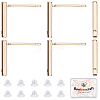 40Pcs Brass Stud Earring Findings KK-BBC0005-21G-1