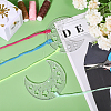 Glitter Acrylic Thread Winding Boards DIY-WH0581-17-4