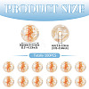 100Pcs Crackle Transparent Glass Beads GLAA-TADJ0001-12G-3