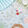 56Pcs 4 Style Brass Beads KK-CN0002-76-4
