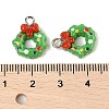 Christmas Theme Opaque Resin Pendants RESI-S08-02O-3