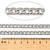 316 Surgical Stainless Steel Curb Chains CHS-H114-08B-P-3