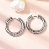 316F Stainless Steel Hoop Earrings EJEW-D341-01F-P-1