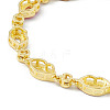 Brass Micro Pave Cubic Zirconia Chain Bracelets BJEW-P288-04G-3