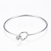 Tarnish Resistant 304 Stainless Steel Bangle BJEW-H530-01P-7