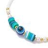 Glass Seed Beads Braided Bead Bracelets BJEW-MZ00211-02-3