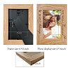 Natural Wood Photo Frames DIY-WH0247-015-2