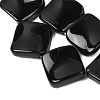 Natural Black Stone Beads Strands G-L239-18-4