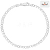 1Pc 925 Sterling Silver Curb Chain Bracelets BJEW-BBC0001-06C-1