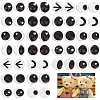 48Pcs 24 Style Glass Doll Craft Eyes Cabochons DIY-OC0011-82B-1